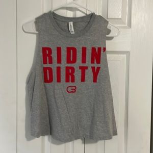 NWOT ridin dirty cyclebar tank
